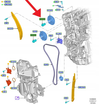 ZAWÓR ZMIENNYCH FAZ ROZRZĄDU 1.5 2.3 EB KUGA 2024- 2786637 _ P2GE-6C570-AB