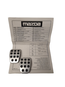 Nakładki na pedał hamulca i sprzęgła alum - Mazda_BHR1V9097F