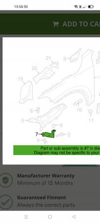 LEWY WSPORNIK MOCOWANIE BŁOTNIKA PRZÓD VOLVO XC90 2016- OEM/OE 31371008