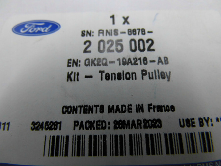 ROLKA PASKA FORD TRANSIT / CUSTOM 16- 2.0 ECOBLUE_2025002_GK2Q-19A216-AB