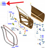ZAWIAS GÓRNY DRZWI PRAWY PRZÓD FORD KUGA 2020- 2206723 _ H1BB-A22800-AD