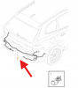 WIĄZKA ZDERZAKA TYŁ VOLVO XC60 2020- OE 32130262