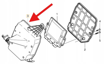 OBUDOWA KOMPUTERA BEZ START STOP VOLVO V50 S40 2005- C30 C70 OE 31219693