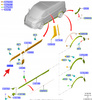 LISTWA PRAWA DRZWI PRZEDNICH FORD OE CUSTOM 2288640 _ BK21-V20780-AF5YZ9