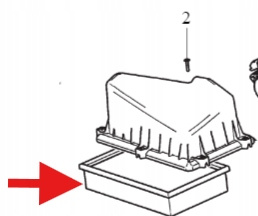 FILTR POWIETRZA DIESEL D4204T VOLVO C30 2007- S40 V50 2004- OE 8683560