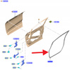 USZCZELKA DRZWI LEWYCH PRZÓD FORD PUMA 2019- OE 2485438 _ L1TB-S20531-AC
