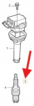 KOMPLET ŚWIEC ZAPŁONOWYCH B5 VOLVO S60 V60 2011- XC60 XC70 OE 31361653
