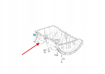 MISKA OLEJOWA SILNIKA BENZYNA M260 MERCEDES OE A2600101200
