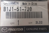 Emblemat tył - Mazda 3 BP Sedan_B1J151720