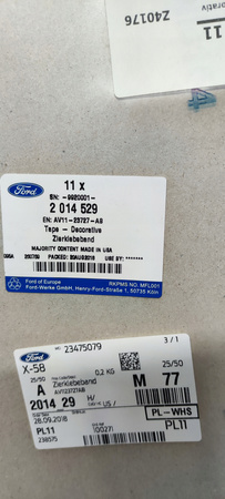 TAŚMA OCHRONNA BŁOTNIKA LEWY TYŁ FORD B-MAX_2014529_AV11-23727-AB