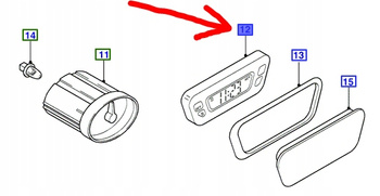 PRZEŁĄCZNIK ZEGAREK FORD GALAXY 1997-2006 1108876 _ 1108876 _ YM21-15000-CAU1AD