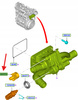 WTYCZKA TERMOSTATU C-MAX FIESTA FOCUS KUGA 1690966 _ 9M5Q-9Y480-AA