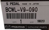 Aluminiowe nakładki na pedały Mazda MX-30 DR_BCWL-V9-090B