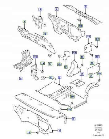 OSŁONA MISKI OLEJOWEJ FORD GALAXY Mk2 2000-06 1.9 _ 1222017 _ 3M21-6K879-AA