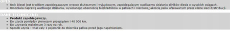 Dodatek do oleju Napędowego OE CITROEN HDI UNIK +