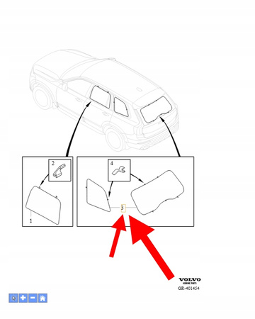 OSŁONA PRZECIWSŁONECZNA BAGAŻNIKA VOLVO XC90 2016- OEM/OE 31373978