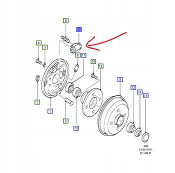 CYLINDEREK HAMULCOWY FORD FIESTA Mk3 1994-1996_7117257_94FB-2261-AA