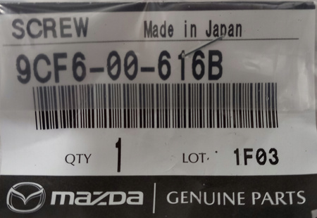 Wkręt mocujący - Mazda 323 626 3 BL 3 BK_9CF600616B