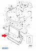 BELKA WSPORNIK CHŁODNICY VOLVO S40 2004- C30 V50 2007- OE 30723204