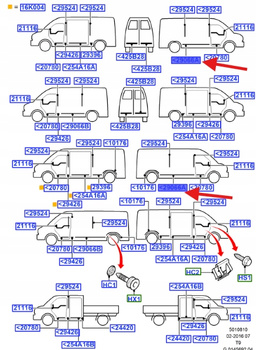 LISTWA PRAWA NADWOZIA TRANSIT 2006- 2010 1372034 _ YC15-V29066-AFM5AB