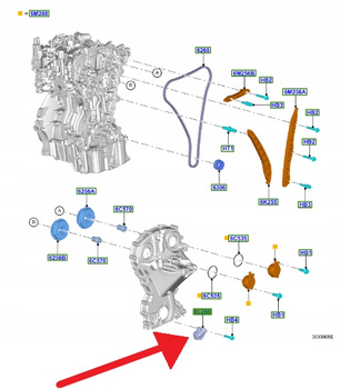 NAPINACZ ROZRZĄDU 1.0 EB FORD FIESTA PUMA FOCUS 18- 2207964 _ H6BG-6L266-AA