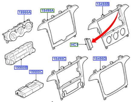 LINKA NAGRZEWNICY FORD S-MAX MK1 GALAXY MK3 2006-_1476852_6G91-19236-AC