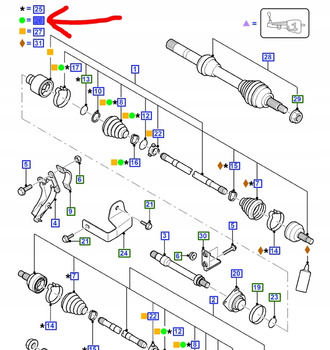 OSŁONA PRZEGUBU PÓŁOSI FORD MONDEO Mk3 2000-2007 _1447562_1S71-4A084-DD