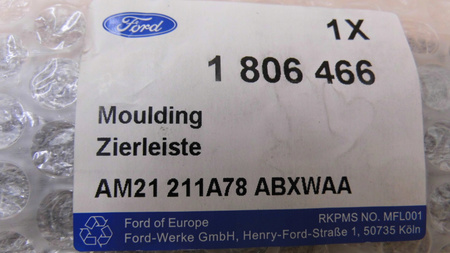 LISTWA DRZWI PRAWA FORD S-MAX GALAXY 2006- 1806466 _ AM21-211A78-ABXWAA