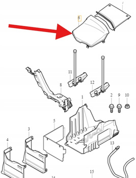 POKRYWA AKUMULATORA VOLVO S60 V60 2011- XC60 XC70 S80 V70 OE 31353766