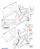 ZAWIAS DOLNY DRZWI PRAWY TYŁ VOLVO XC90 2016- XC60 OEM/OE 31424596