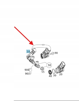 ZAWÓR ODPOWIETRZAJĄCY ODMA DIESEL M642 MERCEDES OE A6420102391