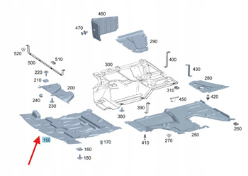 OSŁONA DOLNA SILNIKA DIESEL MERCEDES SPRINTER W907 OE A9075200000