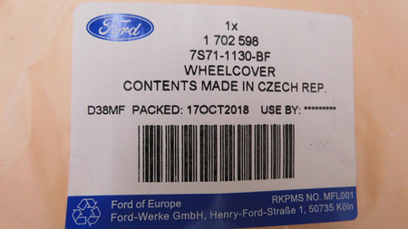 KOŁPAK 16" FORD MONDEO Mk4 2007- 1702598 _ 7S71-1130-BF