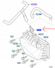 ZAWÓR ODMY FIESTA MK6 Mk7 FUSION FOCUS MK1 Mk2 Mk3_1702150_96MF-6A666-EB