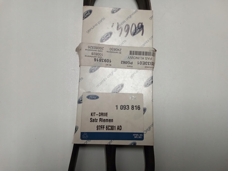 PASEK KLINOWY 1.8 DIESEL FORD ESCORT FIESTA MK4 _ 1093816 _ 97FF-6C301-AD