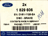 TARCZA HAMULCOWA PRZÓD FORD KUGA 2012- CONNECT 13- 1829606 _ DV61-1125-EA