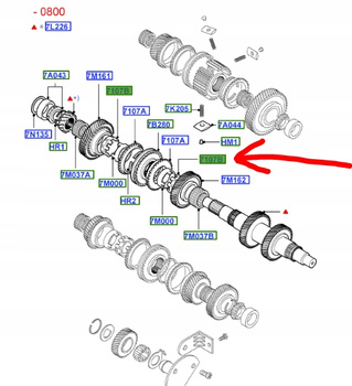 SYNCHRONIZATOR BIEGU MTX75 FORD _ 93ZT-7107-BA  _ 6986559