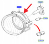 LAMPA PRZECIWMGIELNA PRAWA FORD S-MAX 2010- OE 1763705 _ AM21-15K201-CD