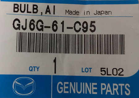Lampka podświetlenia klimatyzacji - Mazda 6 GG GY_GJ6G61C95