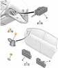 LAMPKA W LUSTERKO LEWE CITROEN C3 PICASSO C4 PICASSO OE 6325G8