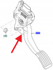 PEDAŁ GAZU FORD S-MAX GALAXY 2006- OE 2139896 _ 6G92-9F836-JH