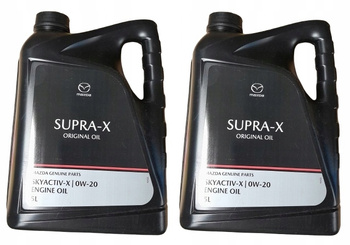 2x Olej syntetyczny Mazda OE Original Oil Supra-X 0W-20 5L SUPRA0W205