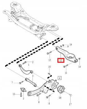 WAHACZ TYŁ VOLVO C30 I 07-13r V50 04-12r