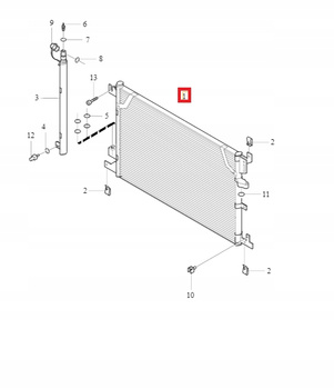 Chłodnica klimatyzacji XC90 (05-14) OE 31369510