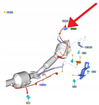 SONDA LAMBDA NOX 1.0 EB FORD C-MAX FOCUS 2018- OE 2218077 _ JX61-9Y460-EA
