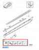 ZESTAW MONTAŻOWY PROGU LEWY PRAWY VOLVO XC60 2009- OE 31214149