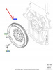 KOŁO ZAMACHOWE 1.8 DIESEL FORD FOCUS Mk1 CONNECT _ 1566973 _ 1S41-6477-AB