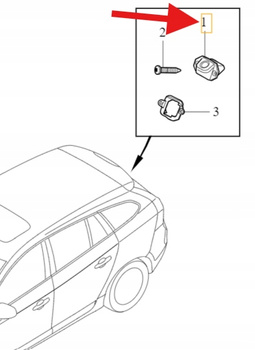 KAMERA TYLNA VOLVO S60 V60 2011- XC60 2010- OE 31371267