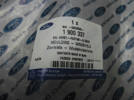 WYKOŃCZENIE SŁUPKA A LEWE FORD C-MAX Mk2 2015-2019 _ 1900337 _ AM51-R03199-AL35B8