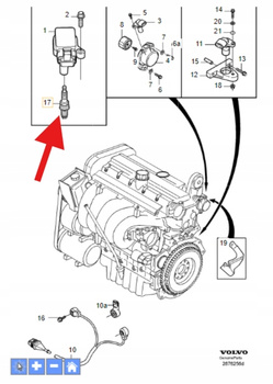 ŚWIECE ZAPŁONOWE 6x 2.4 2.5 3.0 B6 VOLVO 960 S90 V90 1997- S80 OE 8642661